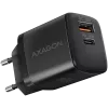 Axagon Sil wallcharger 2x port (USB-A + USB-C), PD3.0/QC4+/PPS/AFC/App...