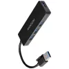 AXAGON HUE-G1A 4x USB3.0 Superspeed SLIM USB hub w. 14cm Type-A cable ...