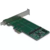PCIe Adapter for two M.2 S-ATA drives/RAID (Drives 2xM.2 SSD, Host PCI...