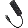 AXAGON HUE-M1C 4x USB3.2 Gen 1 MINI hub, metal, 20cm USB-C cable HUE-M...