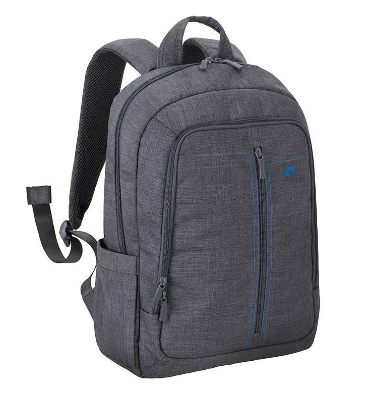 NB BACKPACK CANVAS GREY RIVACASE BITCOM ECOM