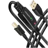Aragon ADR-210B Active connection USB 2.0 A-M > B-M cable, 10 m long. ...