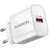 AXAGON ACU-QC18W wall charger 1x QC3.0/AFC/FCP/SMART, 18W, white ACU-Q...