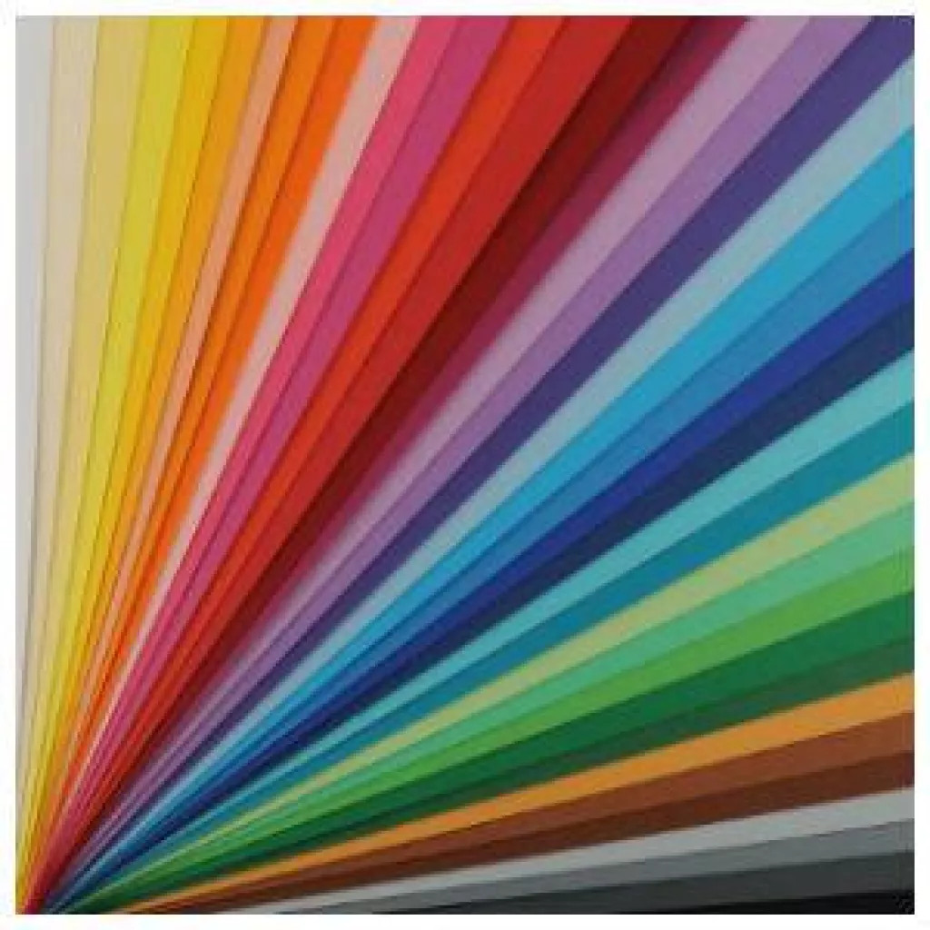 Печать цветных листов. Бумага тонированная Canson "Iris Vivaldi". Цветная бумага. Разноцветная палитра. Бумага разноцветная для печати.