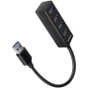 AXAGON HUE-M1AL 4x USB 3.2 Gen 1 MINI hub, metal, 1.2m USB-A cable HUE...
