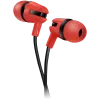CANYON SEP-4, Stereo earphone with microphone, 1.2m flat cable, Red, 2...