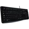 LOGITECH K120 Corded Keyboard - BLACK - USB - US INT'L - EER 920-00250...