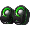 Speakers SVEN 290, black-green (5W,USB) SV-015657