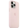 iPhone 13 Pro Silicone Case with MagSafe – Chalk Pink, Model A2707 MM2...