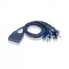 Aten 4-Port USB VGA/Audio Cable KVM Switch Aten | 4-Port USB VGA/Audio...