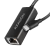 AXAGON ADE-ARC USB-C 3.2 Gen 1 - Gigabit Ethernet 10/100/1000 Adapter ...