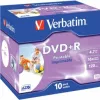 Matricas DVD+R AZO Verbatim 4.7GB 16x Printable ID Branded, 10 Pack Je...