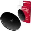 AXAGON WDC-P10T thin Wireless Fast Charging Pad, Qi 5/7.5/10W, micro U...