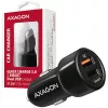 AXAGON PWC-QC5 car charger Smart 5V 2,4A + QC3.0, 30W, black PWC-QC5