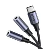 Ugreen 30732 USB-C Aux Vada Adapteris uz 2x 3.5mm Ligzda (Audio & Mikr...