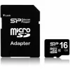 SiliconPower 16GB MicroSDHC + Adapter