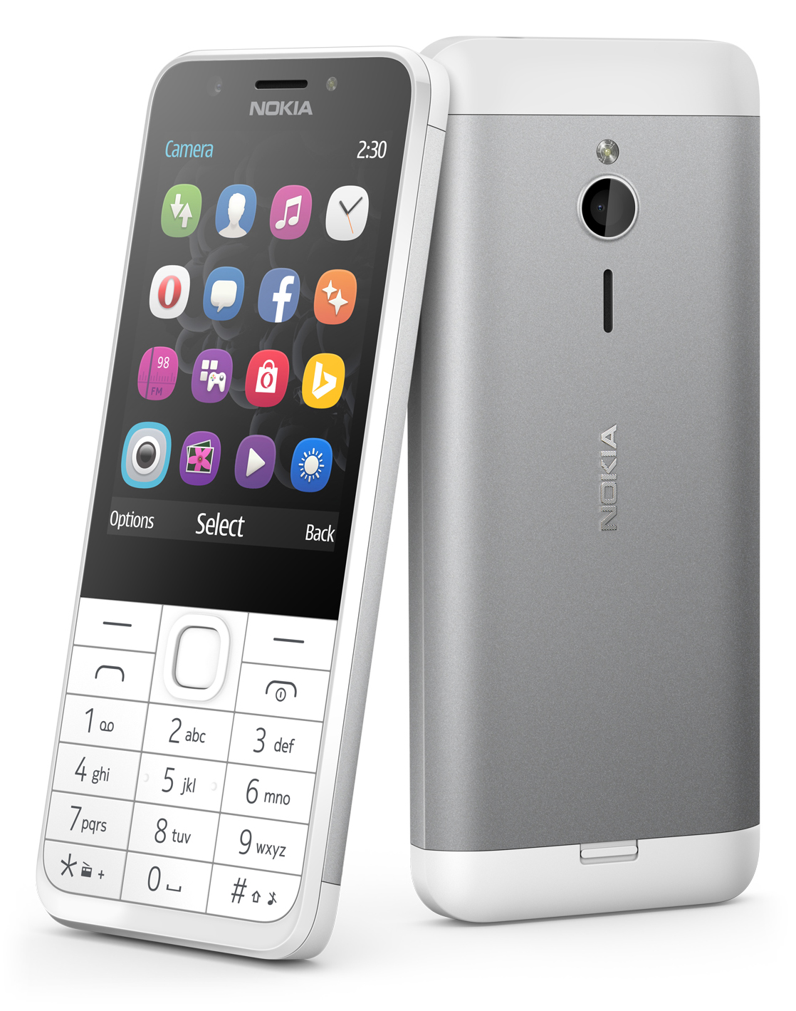 Nokia 230 Dual Sim Silver - BITCOM ECOM