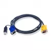 Aten 2L-5202UP 1.8M USB KVM Cable with 3 in 1 SPHD and built-in PS/2 t...