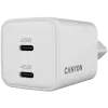 CANYON charger CU45CC GaN 45W 2xPD EU White CNS-CUW45CC