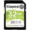 Kingston 32GB SDHC Canvas Select Plus 100R C10 UHS-I U1 V10 EAN: 74061...