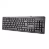 Gembird Multimedia Keyboard KB-UM-106 USB Keyboard, Wired, Keyboard la...