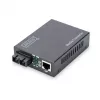 Digitus Fast Ethernet Media Converter, Multimode SC connector, 1310nm,...