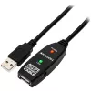 Axagon Active extension USB 2.0 A-M> A-F cable, 5 m long. Power supply...