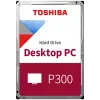 HDD Desktop Toshiba P300 (3.5'' 4TB, 5400RPM, 128MB, SATA 6Gb/s) HDWD2...