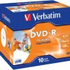 Matricas DVD-R AZO Verbatim 4.7GB 16x Printable, ID Branded,10 Pack Je...