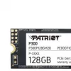 SSD|PATRIOT|P300|128GB|M.2|PCIE|NVMe|3D NAND|Write speed 600 MBytes/se...
