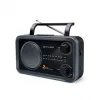 Muse | 2-bands portable radio | M-06DS | AUX in | Grey