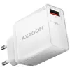 Axagon Wall charger <240V / 1x port QC3.0/AFC/FCP. 19W total power. AC...