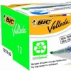 Whiteboard Marker BIC Velleda, 3.7-5.5 mm Chisel tip, green 1215-519 1...