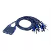 Aten 4-Port USB VGA/Audio Cable KVM Switch | Aten | 4-Port USB VGA/Aud...