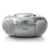  Philips CD Soundmachine AZ127/12 Silver 4W Play MP3-CD, CD and CD-R/R...