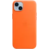 iPhone 14 Plus Leather Case with MagSafe - Orange,Model A2907 MPPF3ZM/...