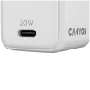 CANYON charger CU20C GaN 20W 1xPD EU White CNS-CUW20C